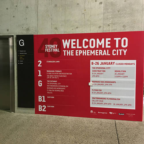 Event Wayfinding Graphic