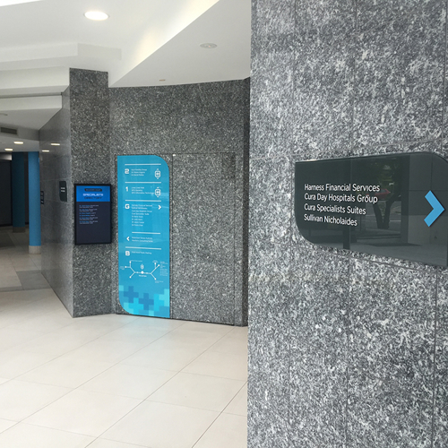 Healthcare Directional Sign