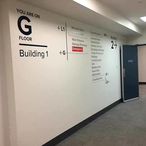 Wayfinding Wall Decal