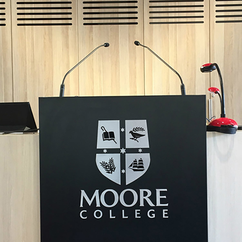 Education Podium Sign