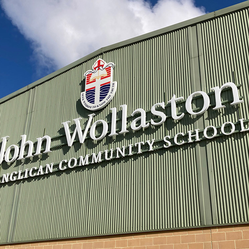 3D School Sign