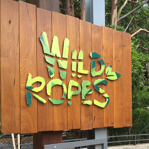 Wild Ropes Sign