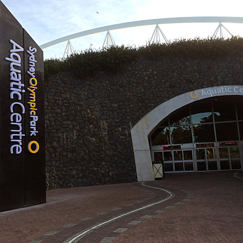 Aquatic Centre Pylon Sign