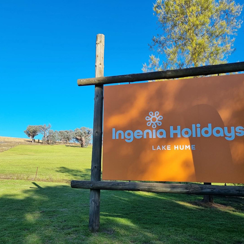 Ingenia Holidays Sign