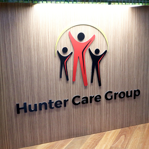 3D Logo and Wall Lettering