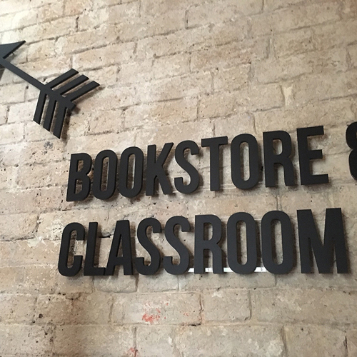 Directional Wall Lettering