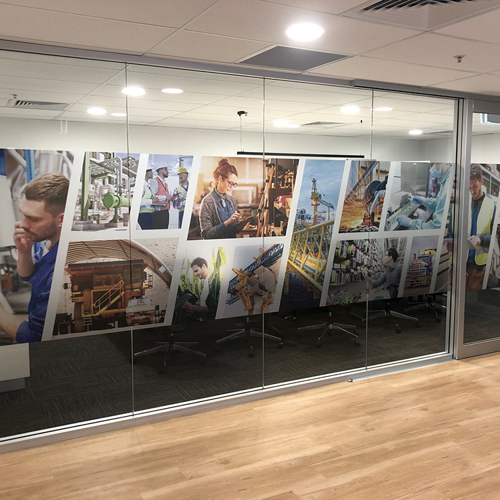 Office Printed Window Graphics