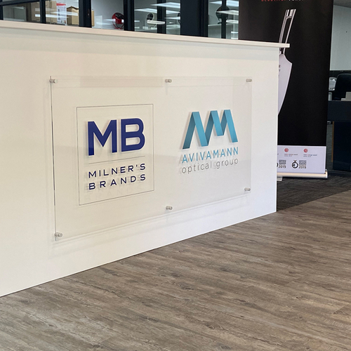 Acrylic Counter Sign