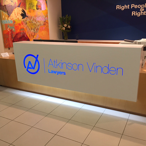 LED Reception Desk