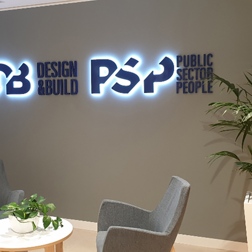 Reception 3D Sign