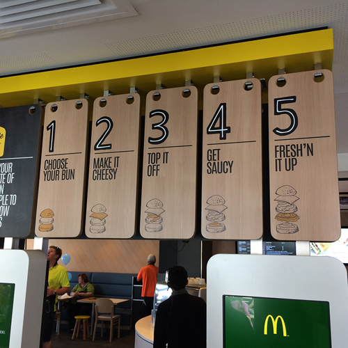 Custom Hanging Menu Boards