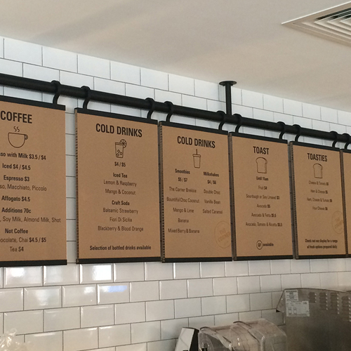 Custom Menu Boards