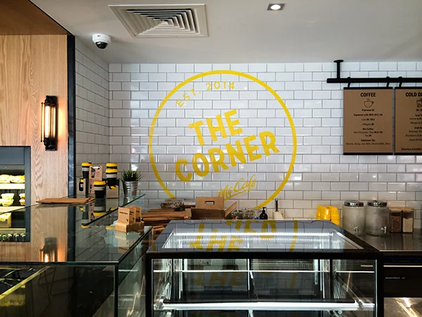 restaurant wall