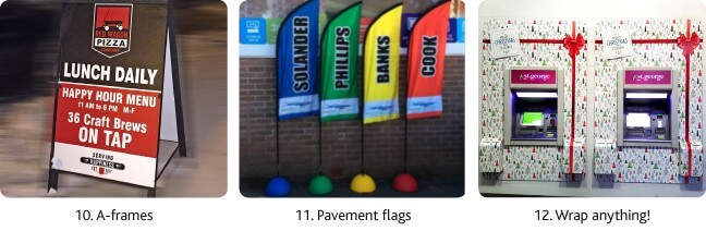 Frames, Flags, Wrap anything