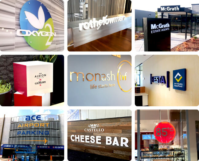 Acrylic signs