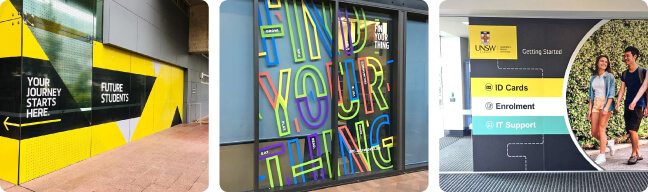 Open day signage