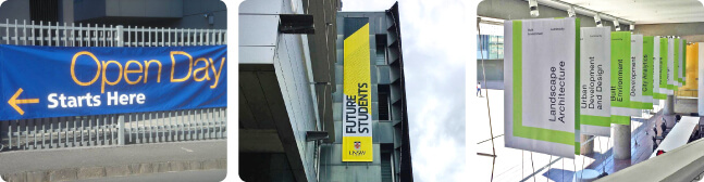 Enrolment banners