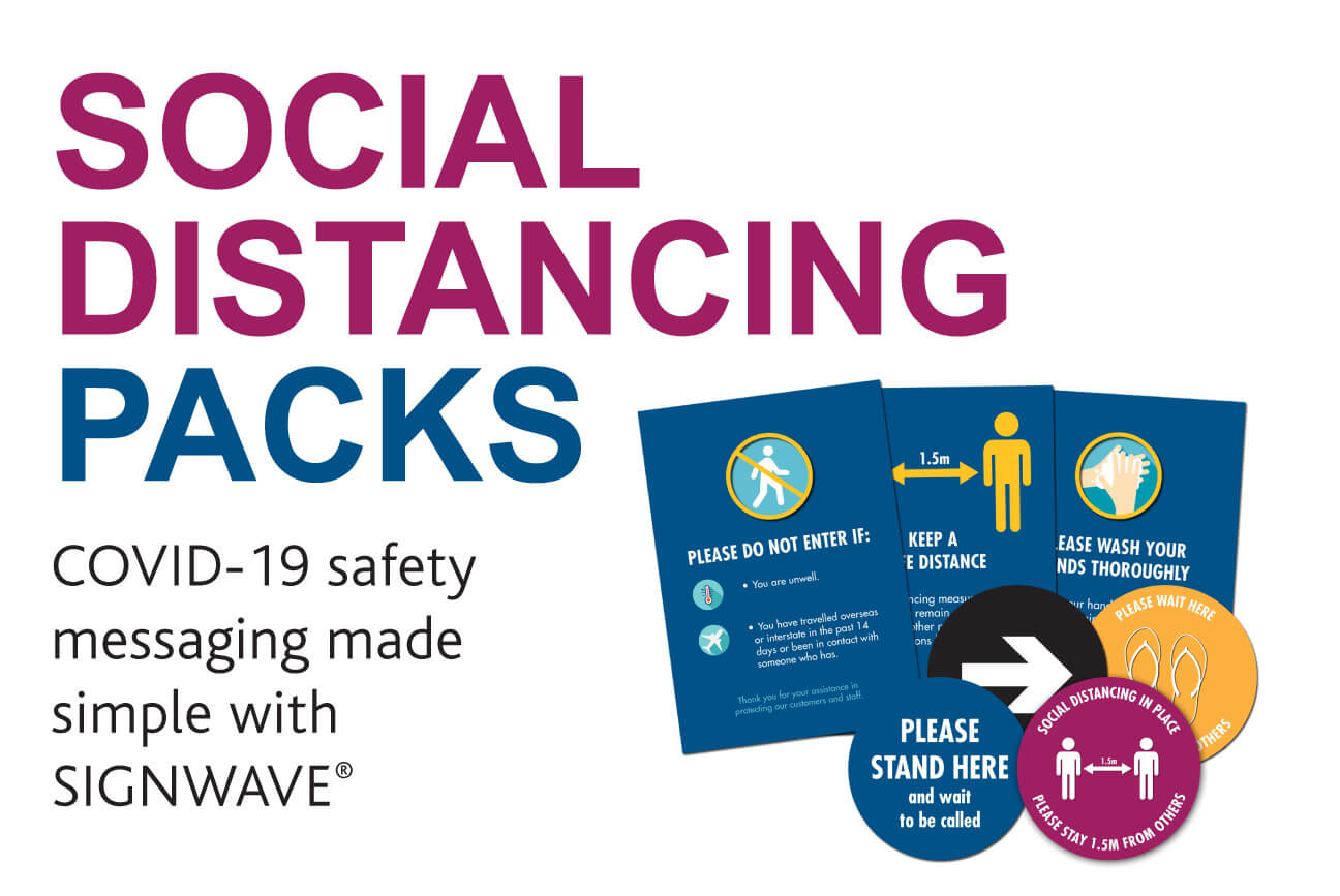 COVID 19 safety sign designs