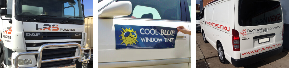 Magnetic vehicle graphics