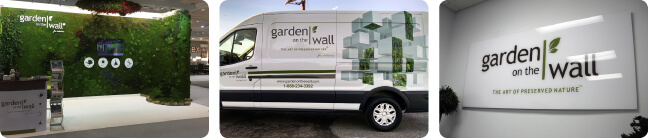 Garden on the wall