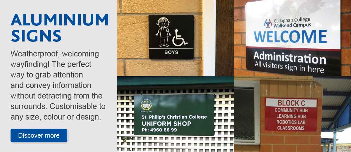 aluminum signs