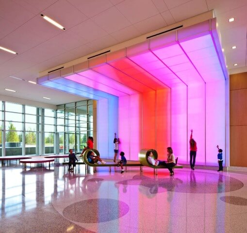 6-11-2015 Inspiring Childrens Hospital Decor Nemours