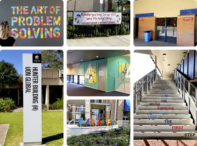 School signage ideas