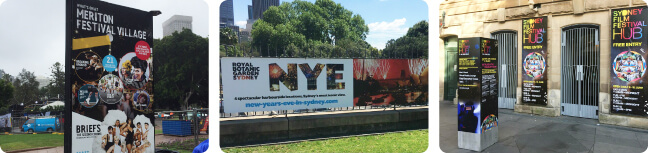 Banners and posters