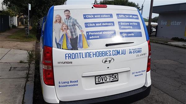 graphics on vehicle