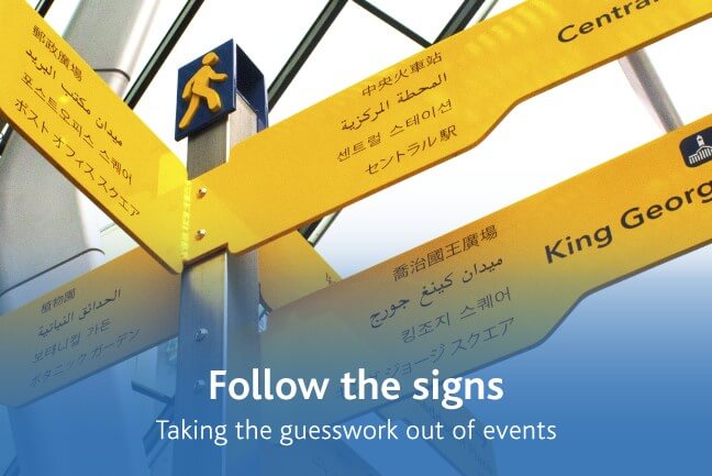 Event signage