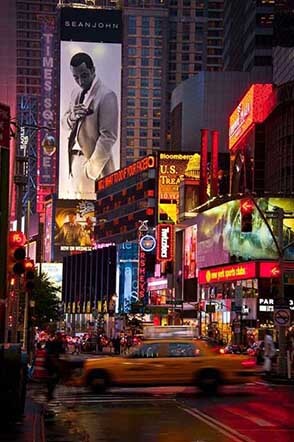 Sean john and other signage