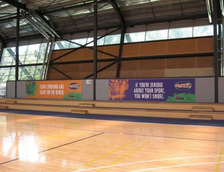 basketball court signage