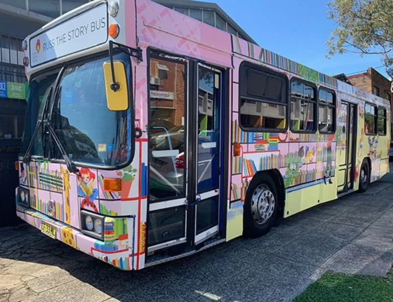 Russ the Buss Wrapped Bus