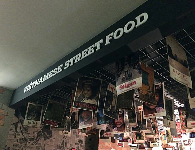 Vietnamese Street Food Sign