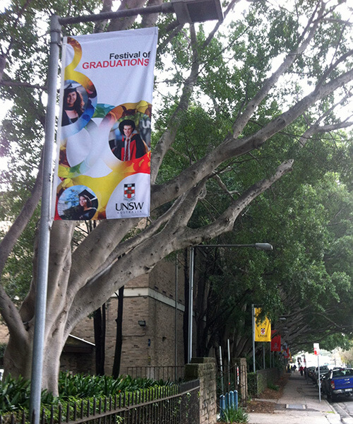 Graduation Street Flags