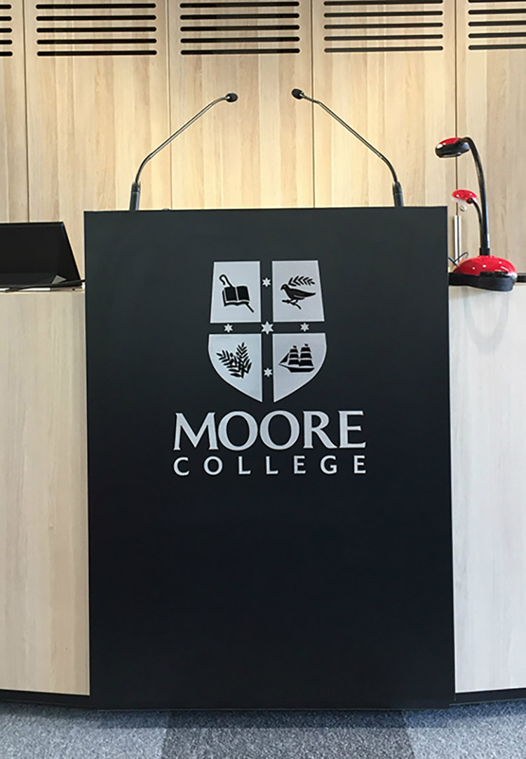Education Podium Sign