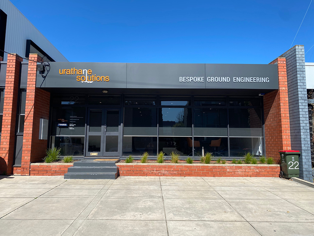 exterior awning sign for storefront