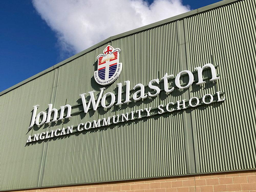 3D School Sign