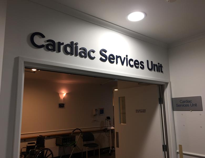 Laser Cut Acrylic Identification Sign