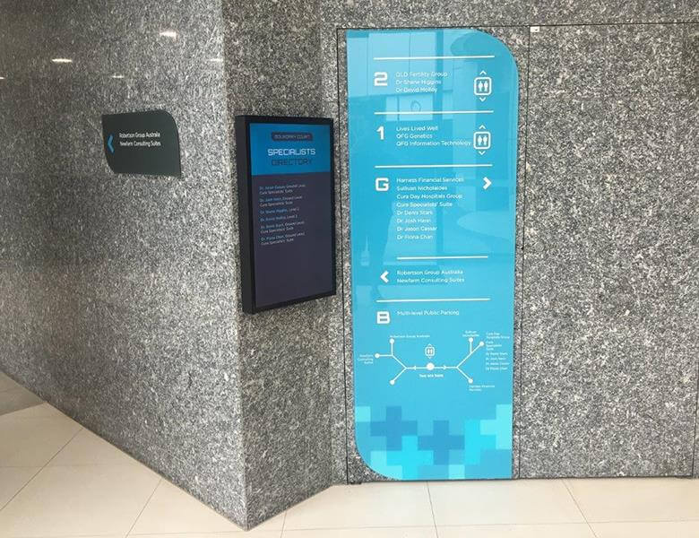 sth yarra digital directory board