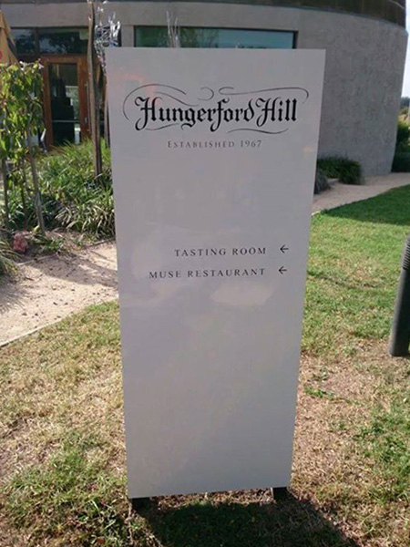 Painted Aluminium With Die Cut Vinyl Graphics