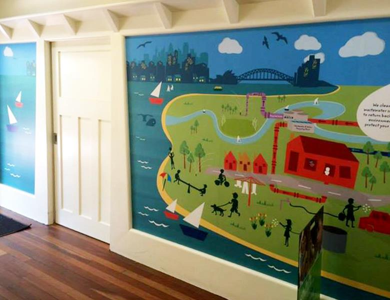 Sydney Harbour Wall Graphic