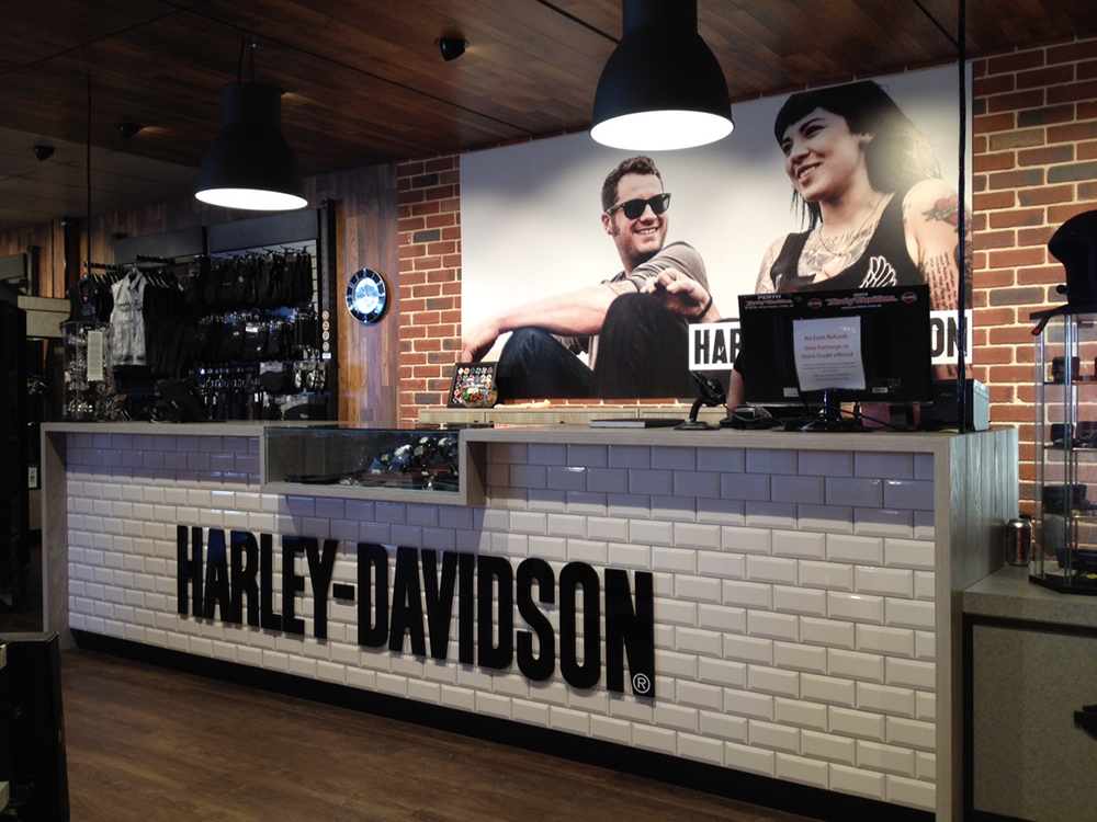 Acrylic Counter Lettering