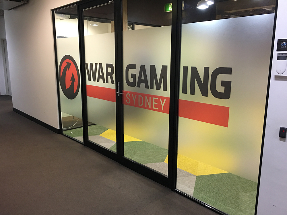 Logo Window Frosting